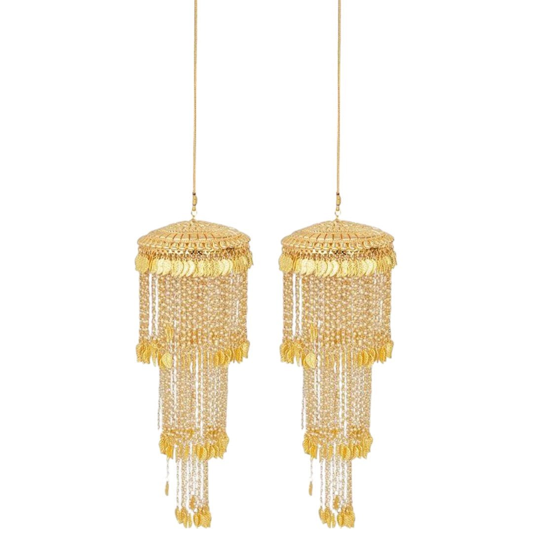 Grand Bridal Gold - Plated kaleere - Auraa Trends - Kaleere - # - Auraa Trends - Grand Bridal Gold - Plated kaleere