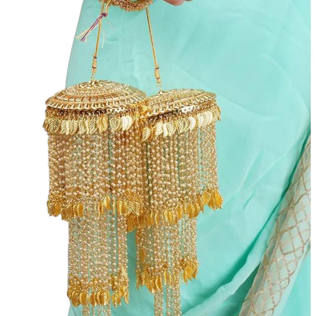 Grand Bridal Gold - Plated kaleere - Auraa Trends - Kaleere - # - Auraa Trends - Grand Bridal Gold - Plated kaleere