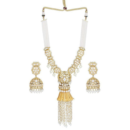 Sparkling Kundan necklace set
