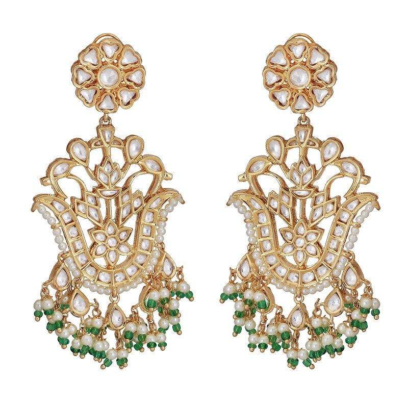 Shining Kundan Chaandbali