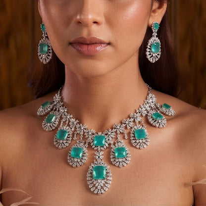 Bridal choker necklace