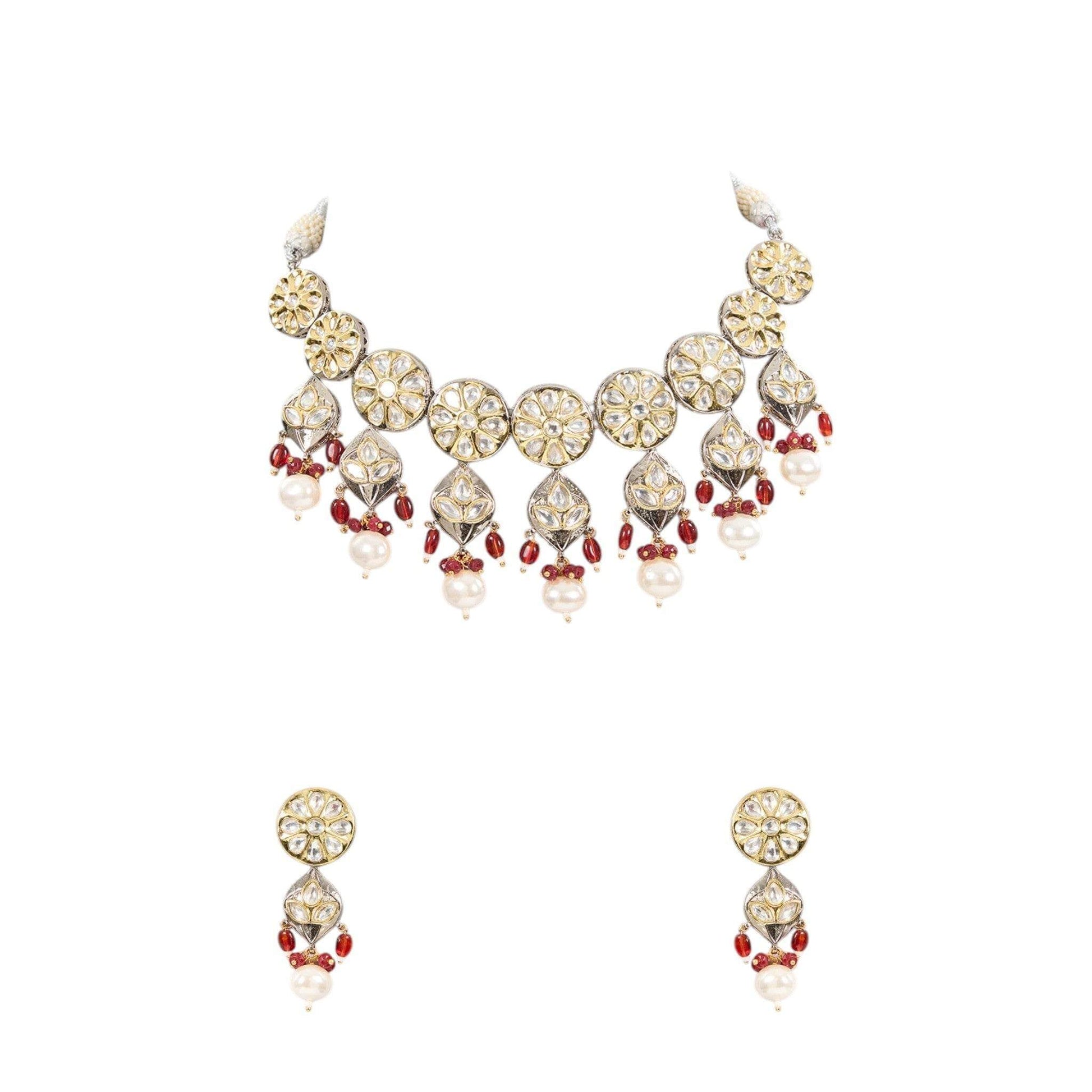 Kundan Choker Necklace Set