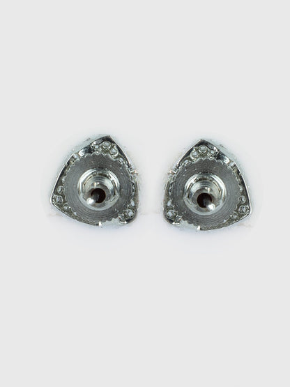 Lustrous Gold Plated Kundan Stud Earring - Auraa Trends - Studs - # - Auraa Trends - Lustrous Gold Plated Kundan Stud Earring