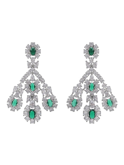 luxury green gemstone jewelry set - Auraa Trends - Necklace Set - # - Auraa Trends - luxury green gemstone jewelry set