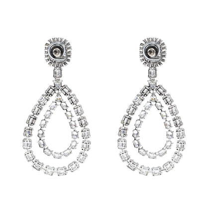 Moissanite Chandelier Earring For Women & Girls - Auraa Trends - Chandelier Earrings - Trends - Moissanite Chandelier Earring