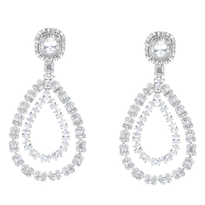 Moissanite Chandelier Earring For Women & Girls - Auraa Trends - Chandelier Earrings - Trends - Moissanite Chandelier Earring