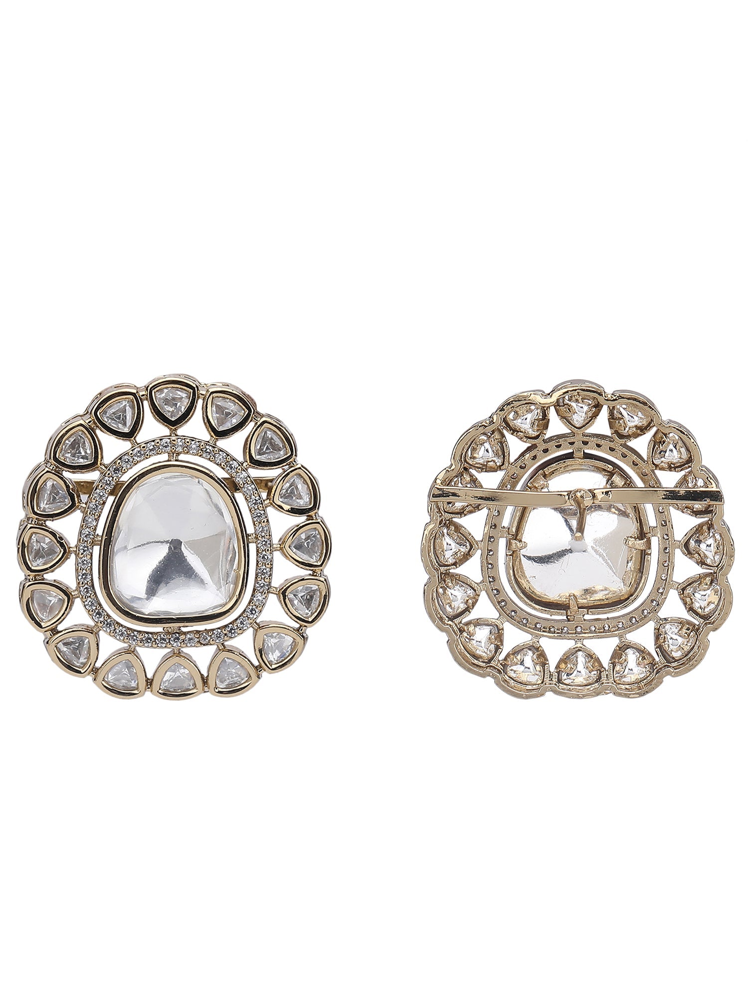 Moissanite Stud Earrings - Timeless Elegance - Auraa Trends - Studs - # - Auraa Trends - Buy Moissanite Stud Earrings Online