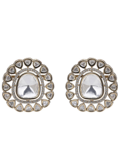Moissanite Stud Earrings - Timeless Elegance - Auraa Trends - Studs - # - Auraa Trends - Buy Moissanite Stud Earrings