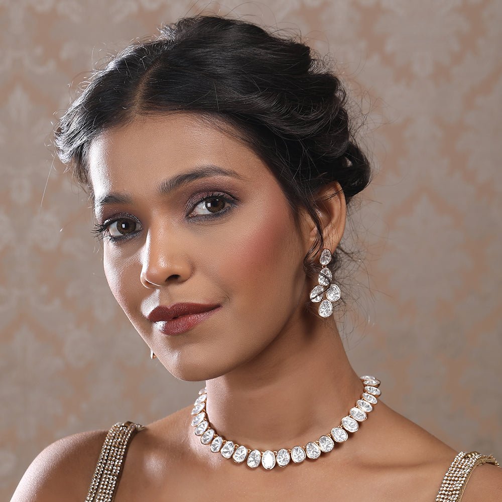 necklace earring set for women - Auraa Trends - Necklace Set - # - Auraa Trends - necklace earring set for women