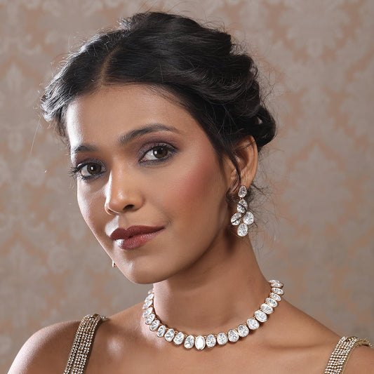 necklace earring set for women - Auraa Trends - Necklace Set - # - Auraa Trends - necklace earring set for women