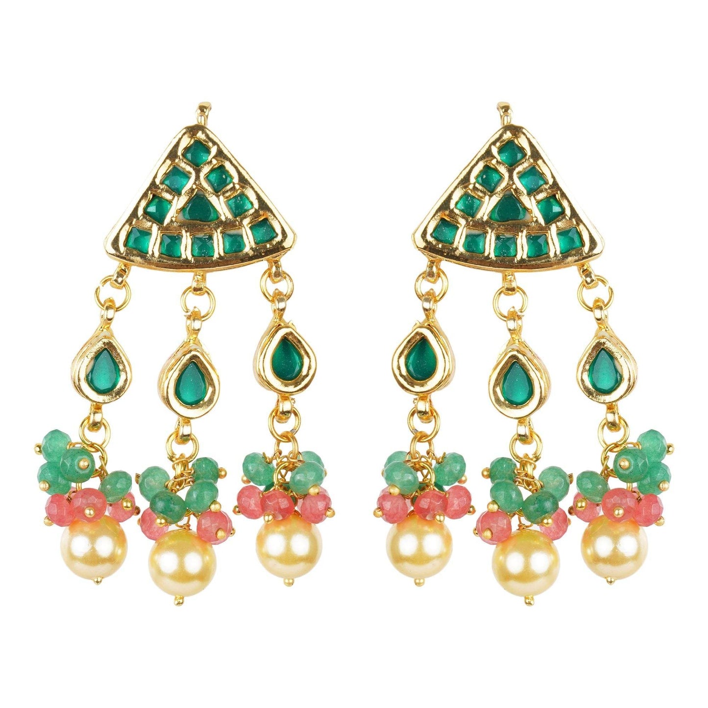 Necklace Set Crowned Kundan - Auraa Trends