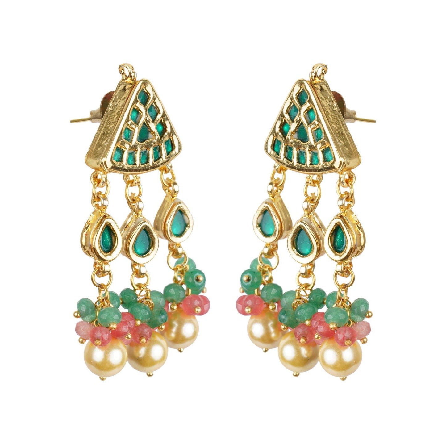 Necklace Set Crowned Kundan - Auraa Trends