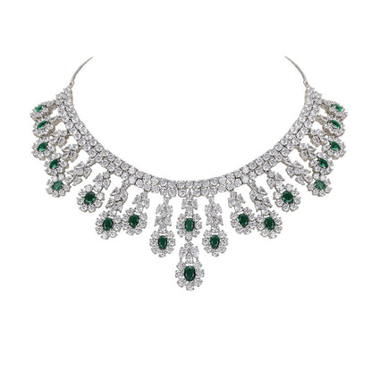 Necklace Set - Auraa Trends - necklace - # - Auraa Trends - Bridal Necklace Set For Girls