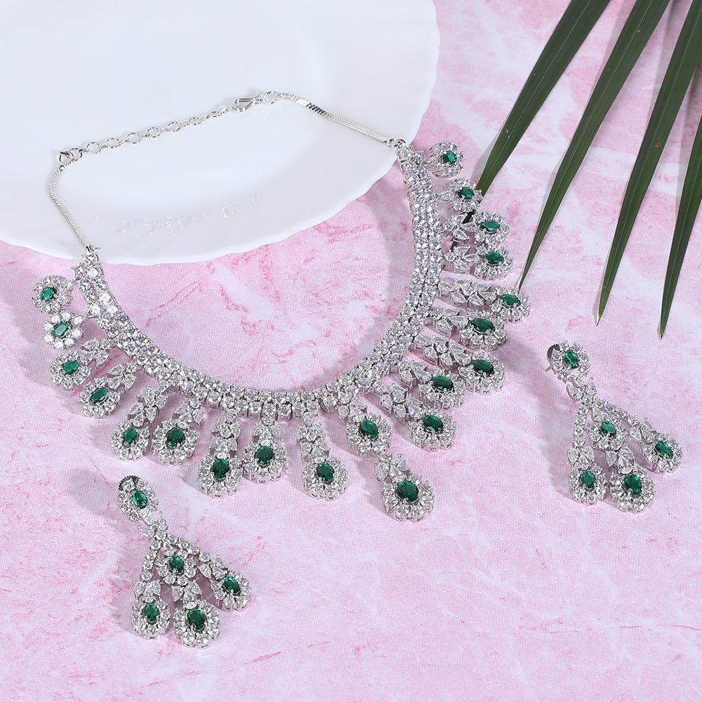 Necklace Set - Auraa Trends - necklace - # - Auraa Trends - Order Now Bridal Necklace Set