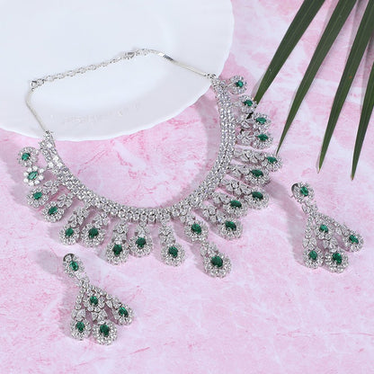 Necklace Set - Auraa Trends - necklace - # - Auraa Trends - Order Now Bridal Necklace Set