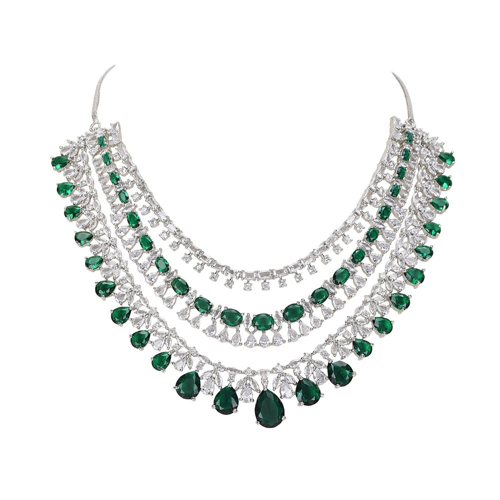 necklace set with earrings - Auraa Trends - Necklace Set - # - Auraa Trends - Shop Now necklace set with earrings