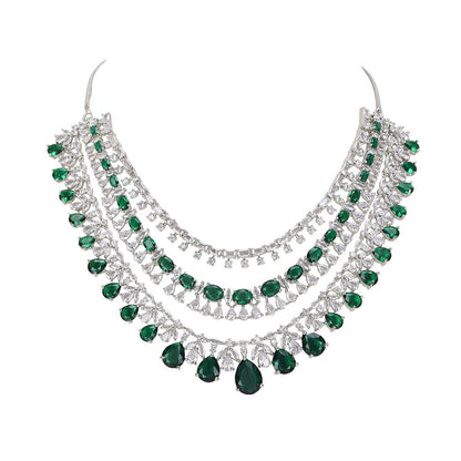 necklace set with earrings - Auraa Trends - Necklace Set - # - Auraa Trends - Shop Now necklace set with earrings