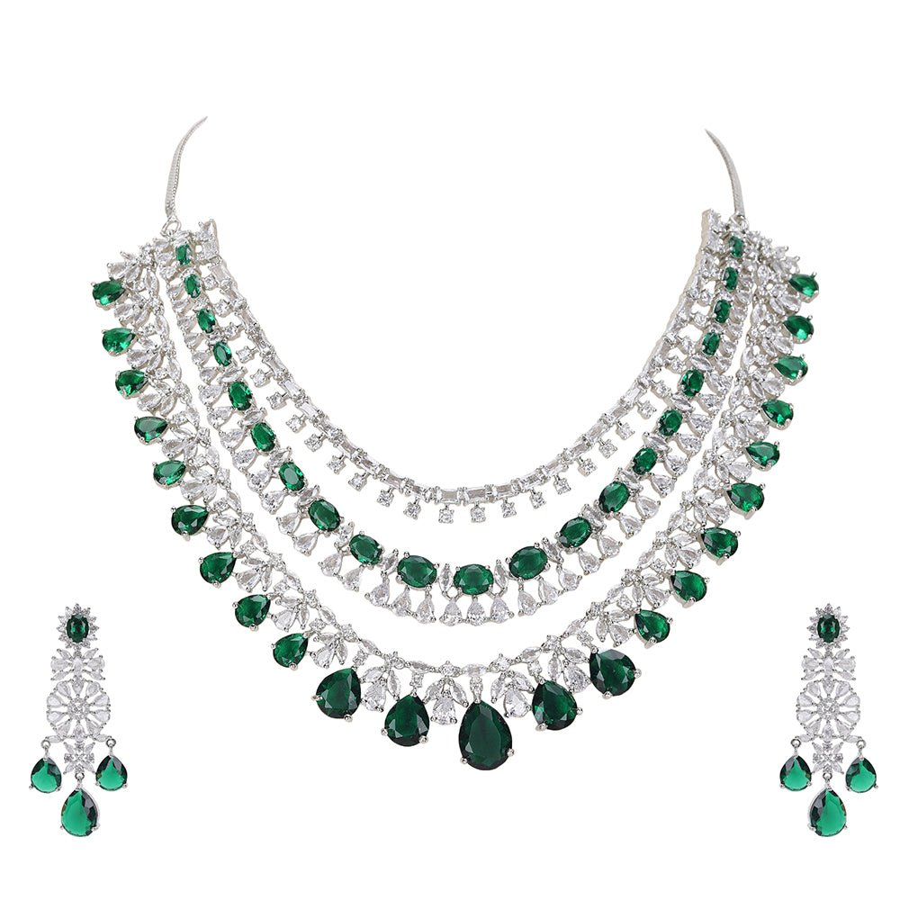 necklace set with earrings - Auraa Trends - Necklace Set - # - Auraa Trends - Order necklace set with earrings