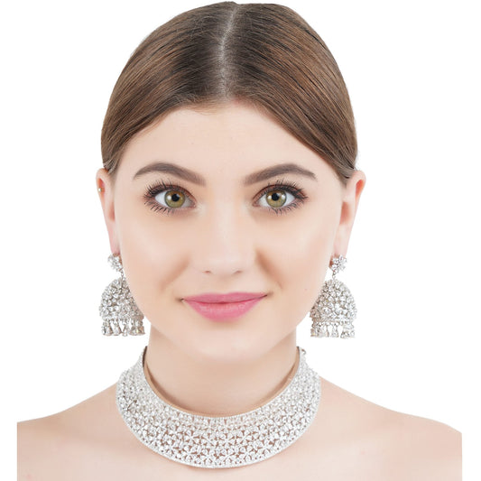 Radiant Choker Set for Women - Auraa Trends - Necklaces - # - Auraa Trends - Radiant Choker Set for Women