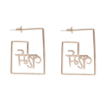 Square Karm Earrings - Auraa Trends - Earrings - # - Auraa Trends - Shop Square Karm Earrings