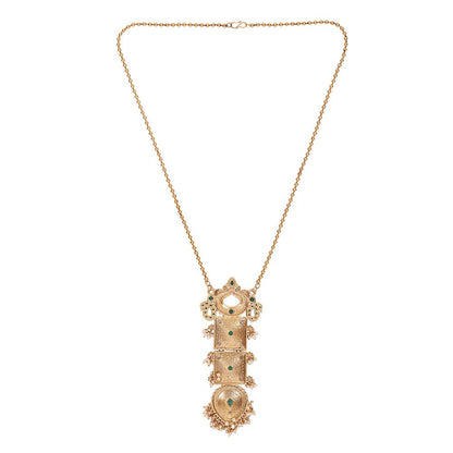 Stone Studded & Beaded Jewellery Set - Auraa Trends - Necklace Set - # - Auraa Trends - Stone Studded & Beaded Jewellery Set