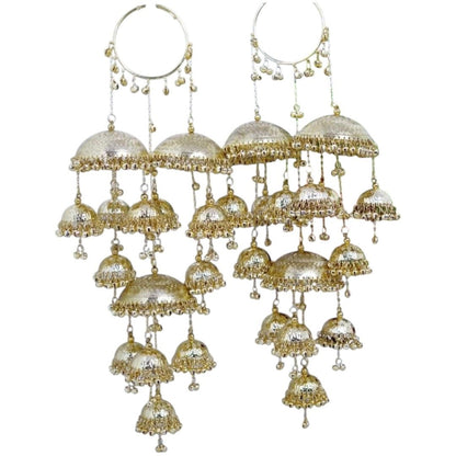 Traditional Gold - Plated Multi - Layered Bridal Kaleere - Auraa Trends - Kaleere -  - Auraa Trends - Traditional Gold - Plated Multi - Layered Bridal Kaleere