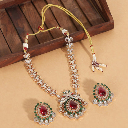 Vintage Necklace Earring Set - Auraa Trends - Necklace Set - # - Auraa Trends - Vintage Necklace Earring Set